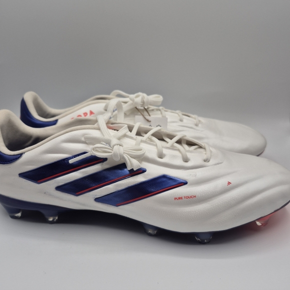 Adidas Soccer Copa Pure 2 Elite FG Cloud White Blue Cleats IG6402 Men\'s Size 13 main image 8